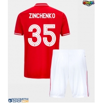 Otroški Nogometni dresi Nottingham Forest Oleksandr Zinchenko #35 Domači 2025-26 Kratek Rokav (+ Kratke hlače)